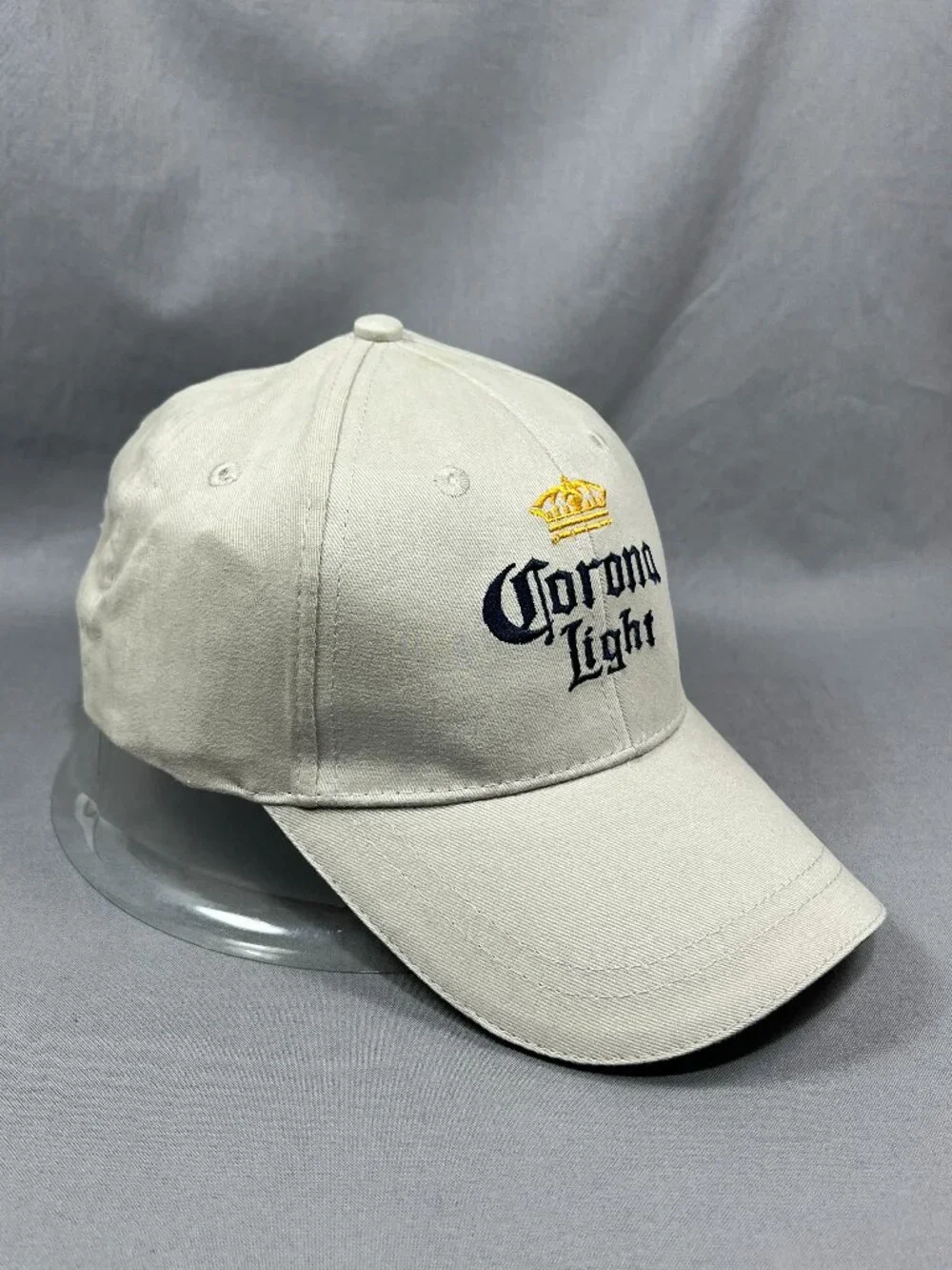 Corona Light Beer ACME Strapback Hat Khaki Baseball Mexico Adjustable Adult Cap